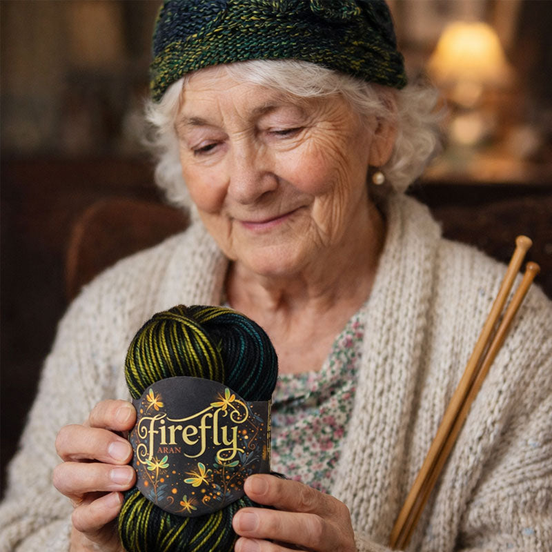 "Firefly" skimrande garn: En touch av magi i varje stygn